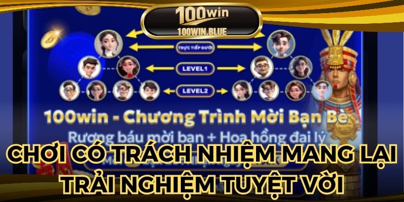 Chơi có trách nhiệm trải nghiệm tuyệt vời tại 100WIN